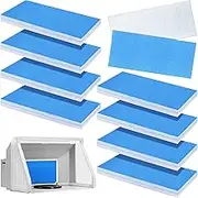 Nuenen 8 Pieces Paint Booth Filter Airbrush Booth Filter Spray Airbrush Spray Exhaust Replace Paints Filters Double-Layer for Painting Craft Tents System Project