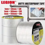 Butyl Waterproof Tape Rubber Aluminium Foil Roof Pipe Caravan Repair Flashing
