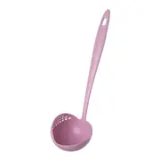 11Pcs Hot Selling 2 in 1 Long Handle Soup Spoon Home Strainer Cooking Colander Kitchen Scoop Plastic Spoon Tableware