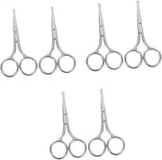 Sets Practical Eyebrow Scissors Nose Hair Trimmer Metal Scissor for Women Precision Cutting Tool Pcs