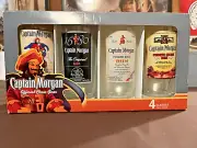 Unopened Set of 4 Captain Morgan Official Bar Crew Gear Glasses. NIB!