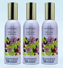 3 Bath & Body Works PINK LILAC VANILLA Room Spray Perfume Mini 1.5 oz
