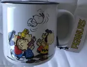 Peanuts~”The GANG & SNOOPY”~21 Oz. Stoneware Cup/Mug~NEW~2023~FAST SHIPPING