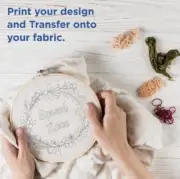 Vanishing Fabric Transfers 25 Sheets 8.5”x11” - For All Needlework Projects