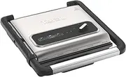 Tefal, Inicio Adjust Panini Grill, GC242D, Grilling, Adjustable Thermostat, 3 Programs, Easy to Clean, Dishwasher Safe Juice Tray