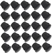 ULTECHNOVO 100pcs Plastic End Caps Hole Covers for Furniture Chair Floor Protectors Tubing Plug for Holes Screw Decorative