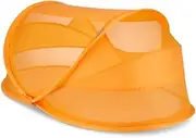 Joovy Gloo Portable Travel Tent for Kids Featuring UPF 50 Sun Protection, Easy Pop-Up Setup, Bug-Proof Ultra-Fine Mesh, Self-Inflating Pad, and Roll-Down Shade Opening (Zinnia, Regular)