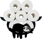 Sloth Shape Toilet Paper Holder | Toilet Paper Roll Holder |, Desktop Toilet Storage Rack, Metal Toilet Paper Roll Holder, Can Hold 5 Rolls, Home Office Decor Accessories
