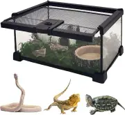 Reptile Glass Terrarium Tank Snake Habitat Breeding Box 12x8x6