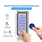Backlight RFID Metal Door Access Control Reader 1000 User Card Keypad Code Lock