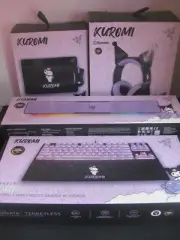 RAZER KUROMI BUNDLE-MOUSE/MAT, HEADSET, SOUNDBAR, KEYBOARD-NEW SEALED IN BOX