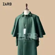 Men's Green Wool Inverness Cape - Steampunk Sherlock Holmes Style - Tailor-Made