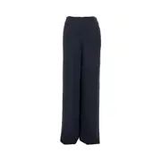[EMPORIO ARMANI] EMPORIO ARMANI ICON chevron cady pants Woman 48 48 Blue