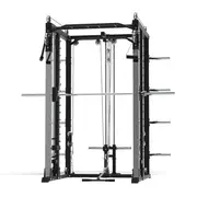 Premium Grade Smith Machine Squat Rack Lat Pull Down Crossover Machine