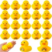 48 Pcs Rainbow Rubber Duck, Bulk Mini LGBT Pride Rubber Ducks Colorful Float ...