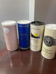 LOT (4) AVON PERFUMED BODY TALC 75G FACETS-COTE D'AZUR-PEARLS &LACE-WILD COUNTRY