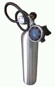 Scuba Diving 19 cu ft (2.8 Litre) Pony Bottle & R1A Regulator