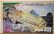 3D Mercedes SSKL Wooden Puzzle, No Glue Needed NEW