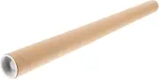 Uonlytech Portable Paper Tube for Posters Drawings Documents Sturdy Kraft Mailing Tube for Art Storage Transport Reliable and Practical Design for Safe Mailing