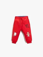 [Koton] Babyboys Jogger Snowman Printed Drawstring Pockets Sweatpants