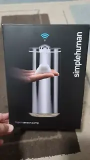 SimpleHuman Hands Free Foam Sensor Pump Soap Dispenser - Stainless Steel - New
