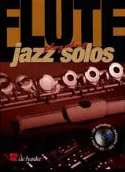 DE HASKE Flute Play-Along Jazz Solos MUSIC BOOK/CD BRAND NEW ON SALE!!