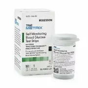 MCK-Blood Glucose Test Strips McKesson TRUE METRIX® 50 Strips per Pack