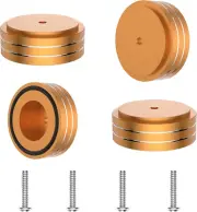 Tertullus 4 Pcs Speaker Feet Aluminum Hifi Turntable Feet Isolation Feet