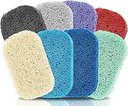 8pcs Soap Saver Pads, Soap Holder Pads for Bathroom, Non Slip Soap Saver Dishes, Self Draining Pads for Soap Lift Dish(8 Colors)