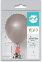 American Crafts We R Memory Keepers Oversized Silver Balloons 3 Piece - 3 Pack