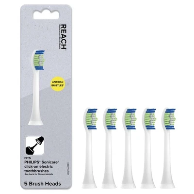 Compatible Replacement Toothbrush Heads for Philips Sonicare, 5 Count