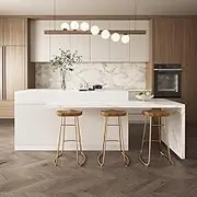 homary Kitchen Islands with Seating 81''-106" Extendable Kitchen Storage lsland with Doors&Drawers Marble Pattern Top