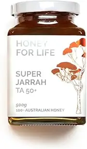 Honey For Life Super Jarrah TA50+ Medicinal Honey 500 g