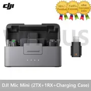 DJI Mic Mini (2TX+1RX+Charging Case)+Mobile Phone Adapter (Lightning) - Fedex