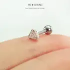 16g Triangle cartilage earring, tragus helix conch ear studs, labret stud, 1pc
