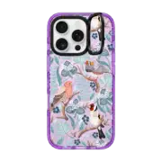 iPhone 16 Pro Impact Ring Stand Case MagSafe Compatible Finches by Catherine Marion
