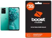 HMD Pulse+ 4/128GB Green with Boost Prepaid SIM Starter Pack $35