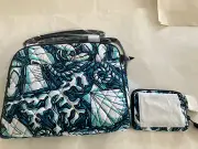 Vera Bradley Trimmed Crossbody Bag And Wallet “SHORE ENOUGH" VALUE: $150