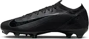 [Nike] Men's Mercurial Vapor 16 Pro FG Low-Top Football Boots, Black Black Deep Jungle, 39 EU