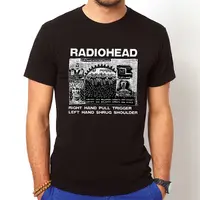 在飛比找蝦皮商城精選優惠-Radiohead-Shrug 短袖T恤 黑色 電台司令樂團