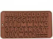 Chocolate Silicone Baking Mould Cake Ice Tray Candy Jelly Mold Letter Number - Durable & Eco-Friendly Design - Perfect for DIY Jewelry Making & Crafts