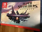Super Smash Bros. Ultimate Poster 11x17 Double Sided Gamestop Exclusive Bonus