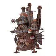 Studio Ghibli Howl's Moving Castle ki-gu-mi Colored version Wooden 3D puzzles