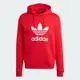 adidas 上衣 男款 長袖上衣 帽T 運動 三葉草 新年 TREFOIL HOODY 紅 IM4497