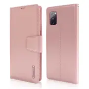 Hanman Galaxy A52 4G 5G Leather Wallet Case for Samsung - Rose Gold