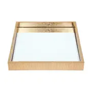 Luxe Living Miles Mirrored Tray Range in Gold