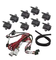 Holley EFI 556-128 Smart Ignition Coil Kit Big Wire C-N-P V8 E-Core HEI Style