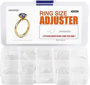 [ELETIUO] Ring Size Adjuster for Loose Rings - 60Pack, 2 Styles, Ring Guard, Ring Sizer, 10 Sizes Fit for Man and Woman Ring
