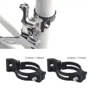 Wide Band Clamping Front Derailleur Adapter Aluminum Alloy Material 31 8 34 9mm