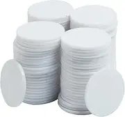 Smartdealspro 100pcs 32mm/1.26 Inch Opaque Plastic Learning Counters Disks Mini Poker Chips Game Tokens with Storage Box